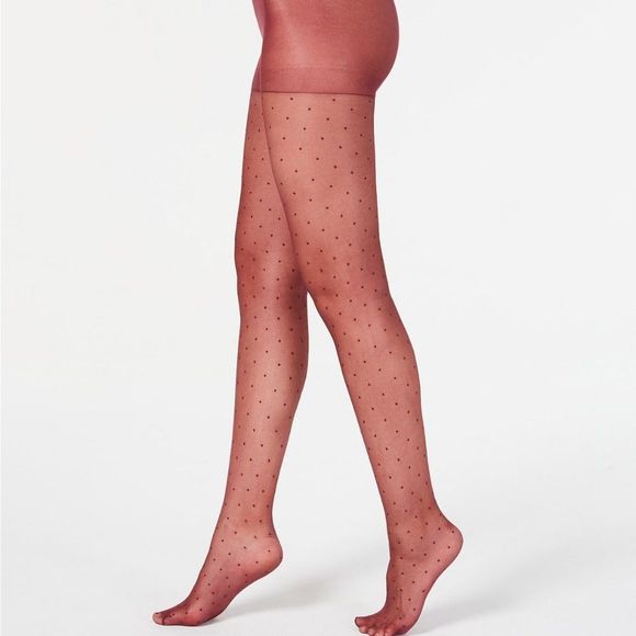 INC International Concepts Women’s Swiss-Dot Tight - Picture 1 of 3